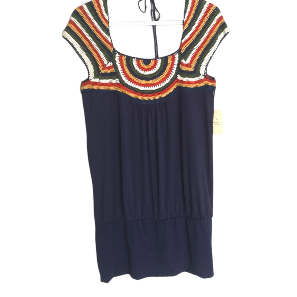 NEW! Crochet Boho Hippie Tank Top Tunic